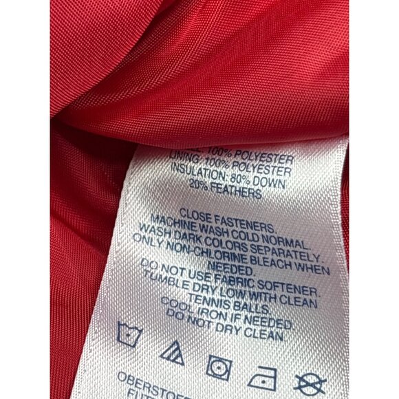 Lands End Womens Plaid Down Puffer Vest Size 3X Red Green White Navy Blue - Picture 4 of 4